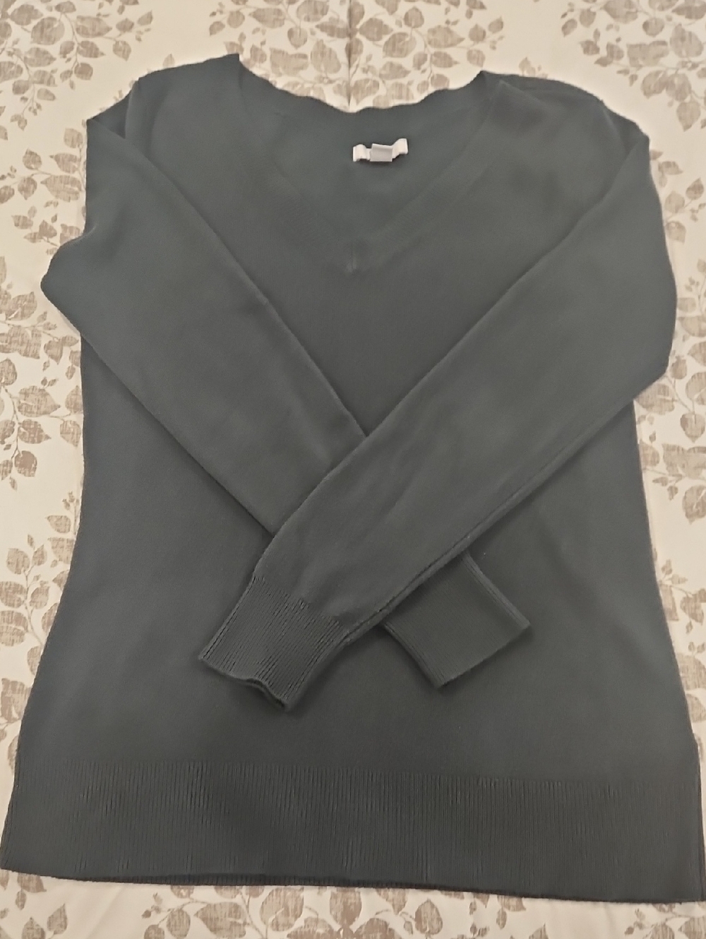 croft & barrow Women's V-Neck Sweater - Teal